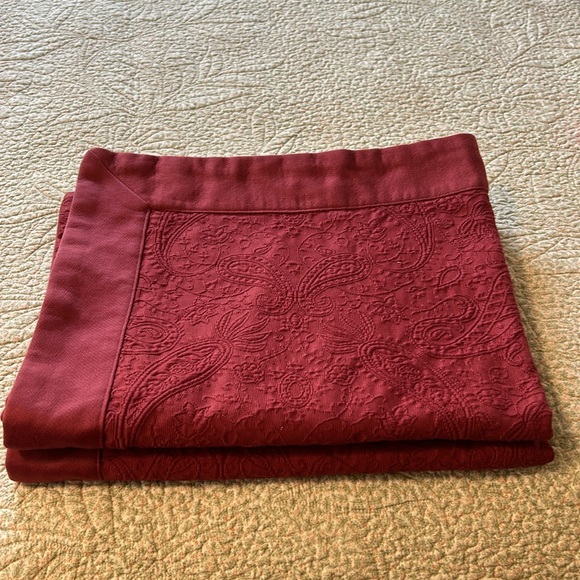 2 Cuddledown Quality Brand Pillow Shams 100% Cotton Luxurious Style Quality EUC - Picture 12 of 14